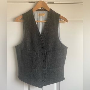 J.Crew herringbone vest
